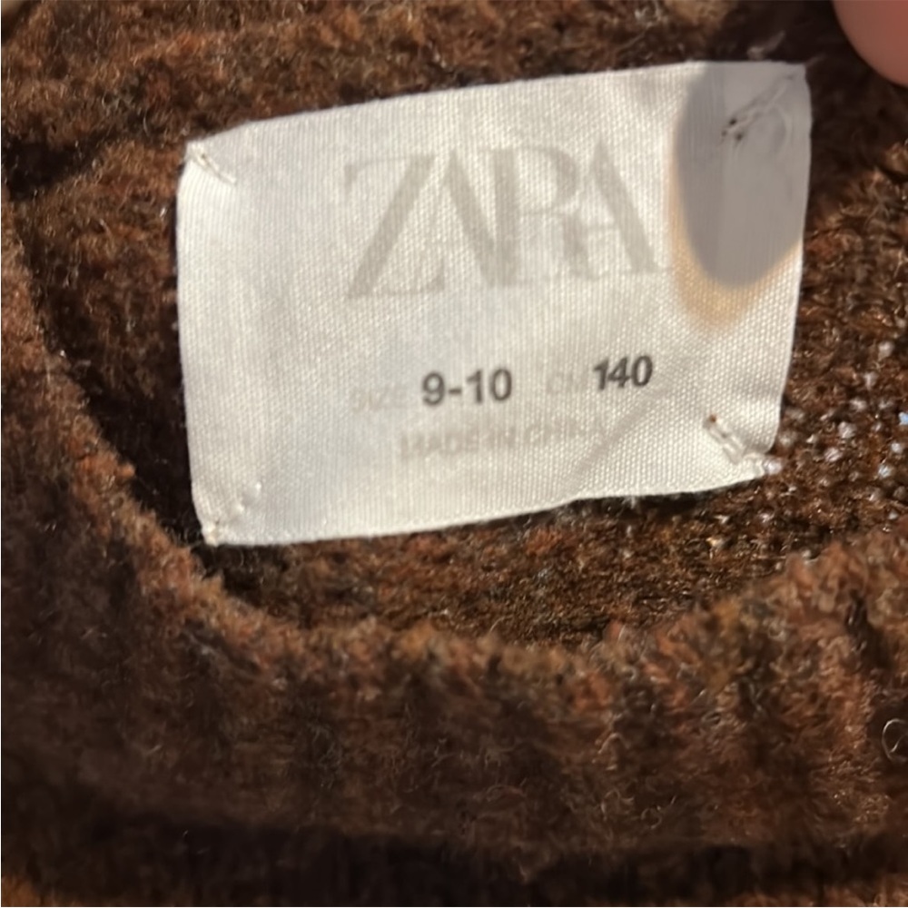 Brown sweater from Zara girls/kids size 9-10